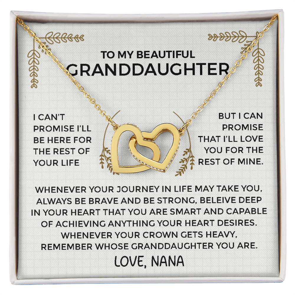 Gift From Grandma To Granddaughter - Unbreakable Bond - Love Knot Necklace