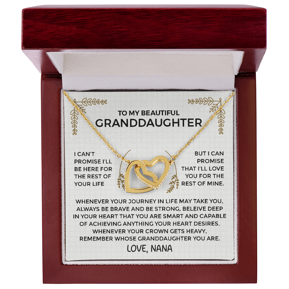 Gift From Grandma To Granddaughter - Unbreakable Bond - Love Knot Necklace