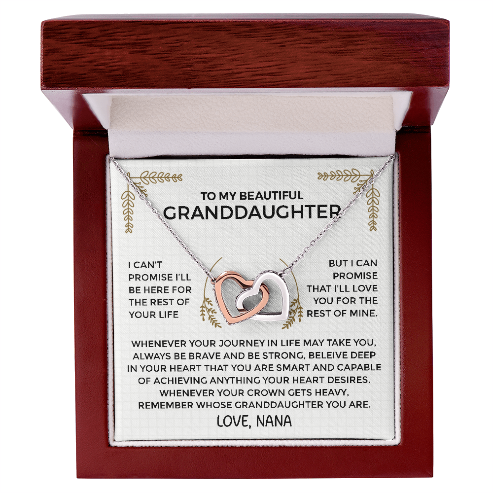 Gift From Grandma To Granddaughter - Unbreakable Bond - Love Knot Necklace