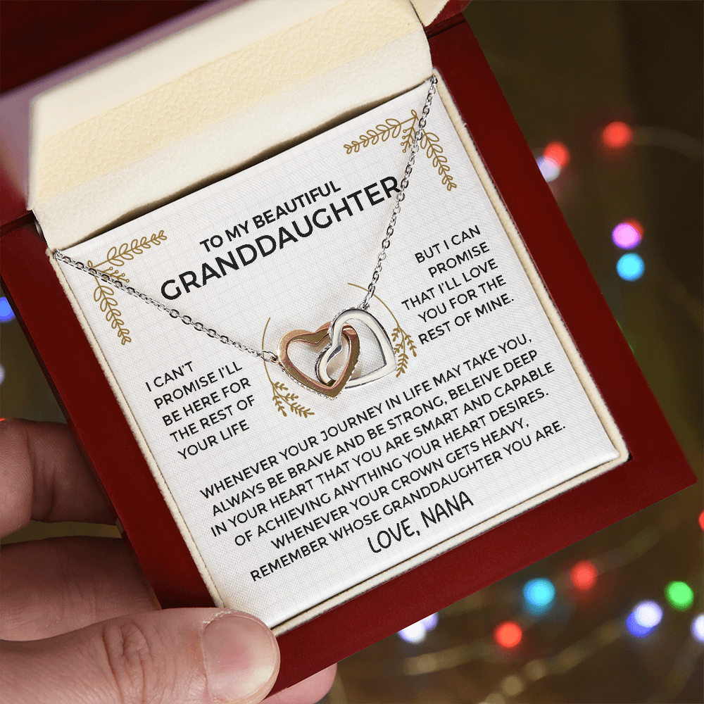 Gift From Grandma To Granddaughter - Unbreakable Bond - Love Knot Necklace