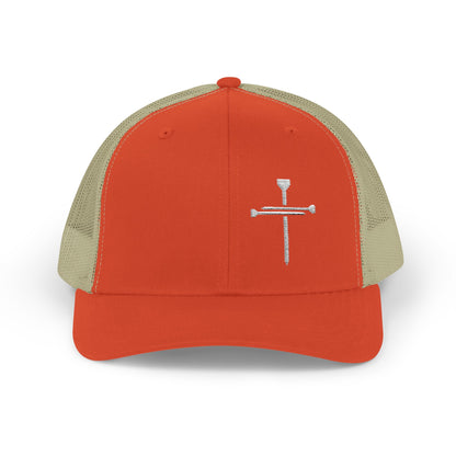 Rhinestone Cross Trucker Cap