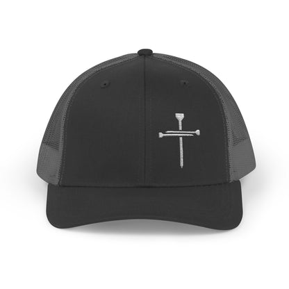 Rhinestone Cross Trucker Cap