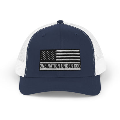 Rhinestone Cross Trucker Cap