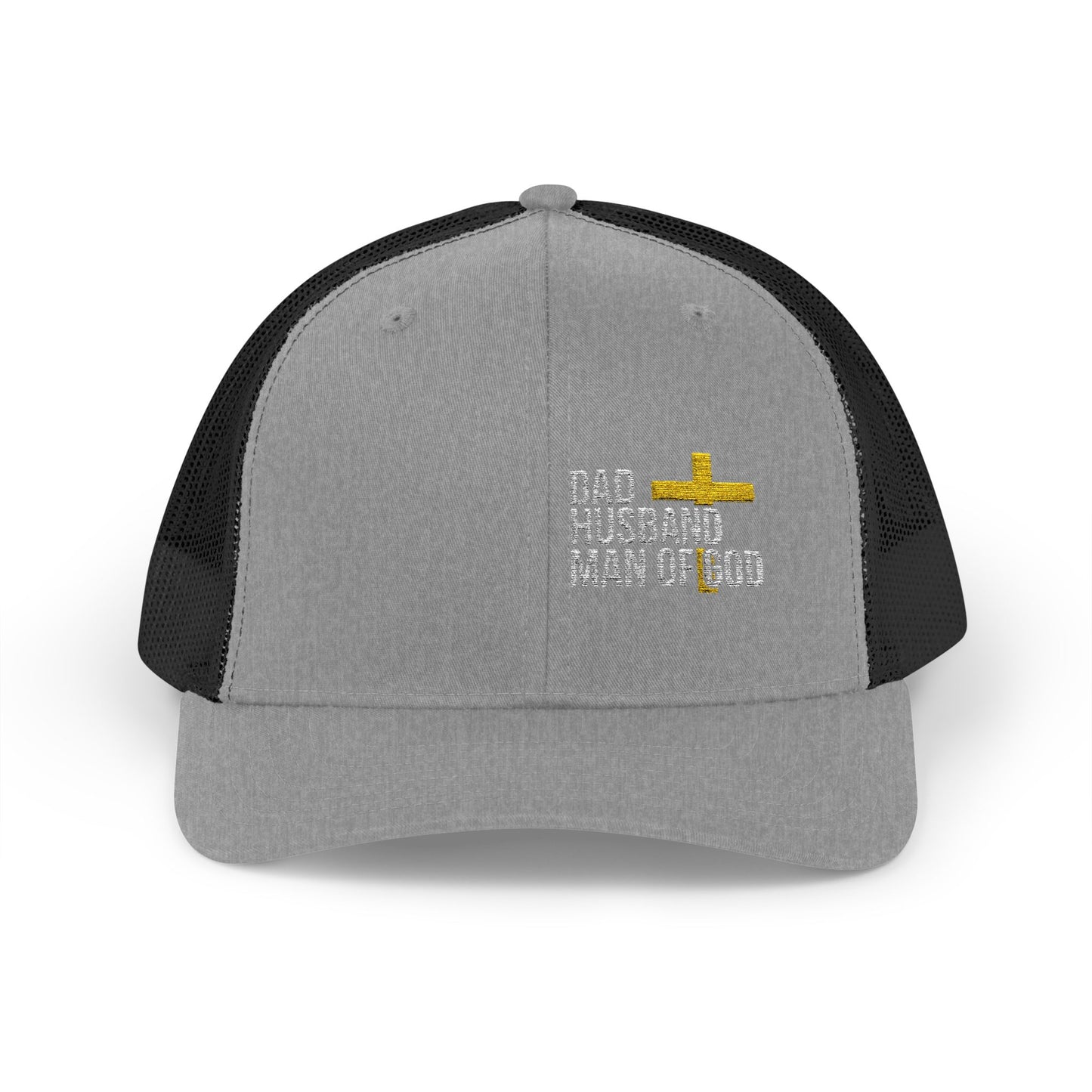 Dad, Husband, Man of God Snapback Trucker Hats