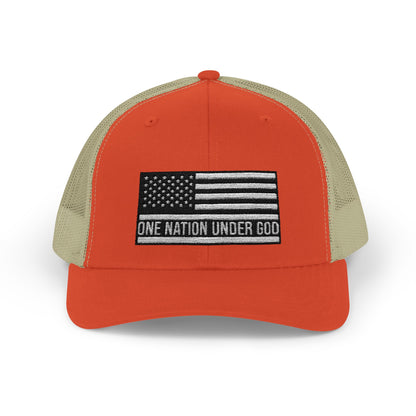 Rhinestone Cross Trucker Cap