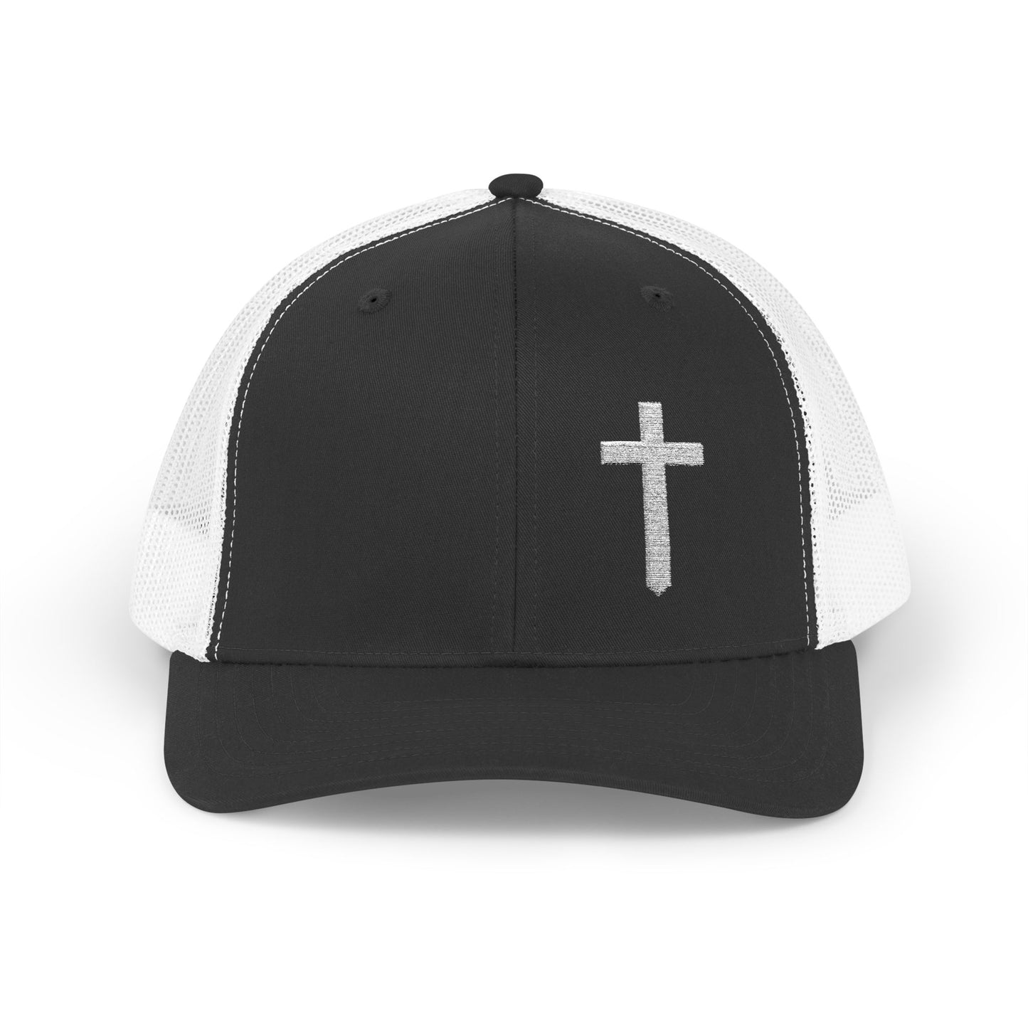 Rhinestone Cross Trucker Cap