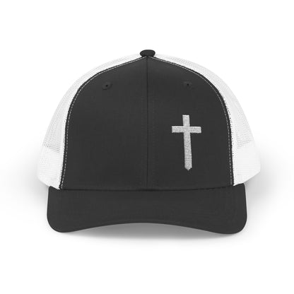 Rhinestone Cross Trucker Cap