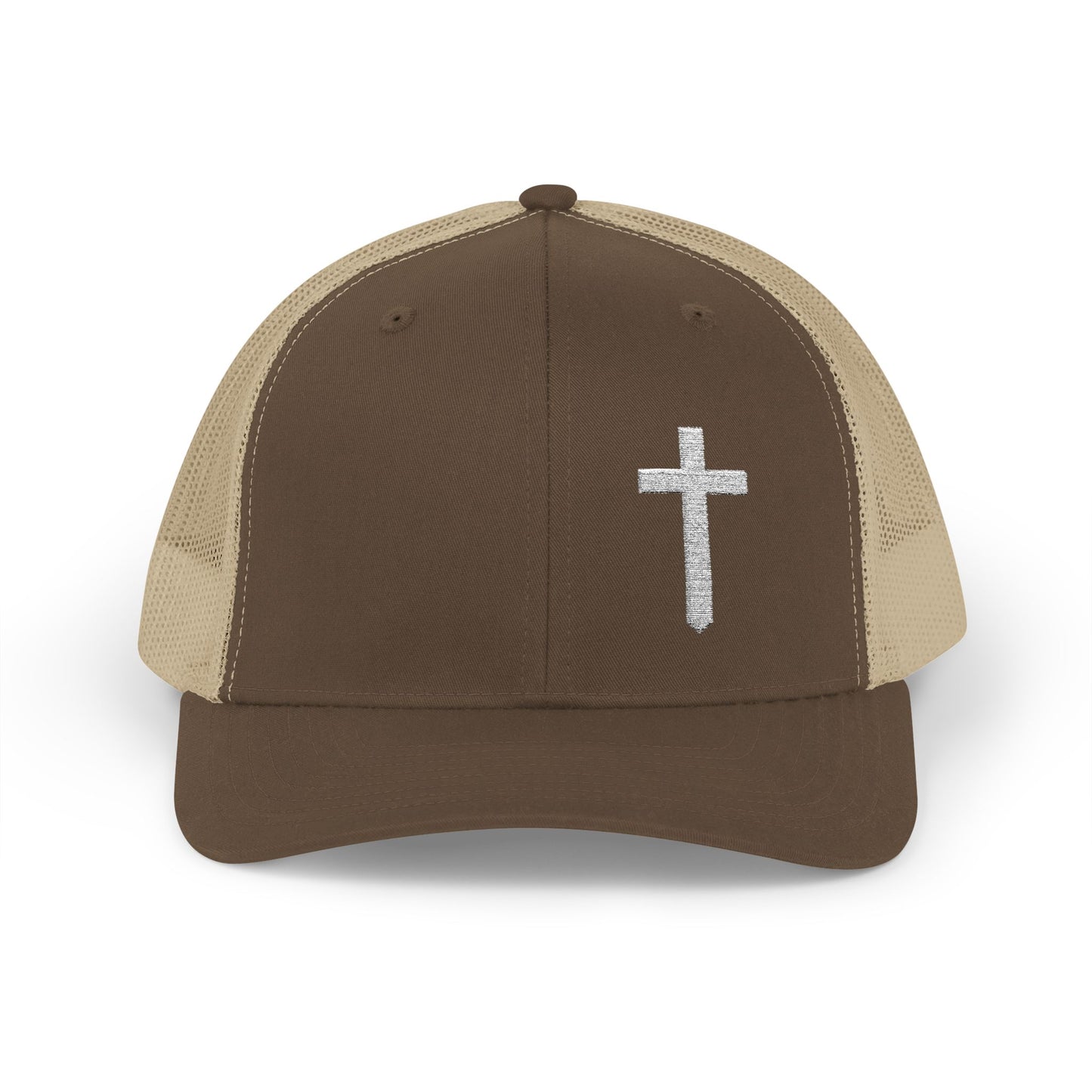 Rhinestone Cross Trucker Cap