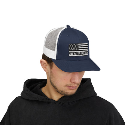 Rhinestone Cross Trucker Cap