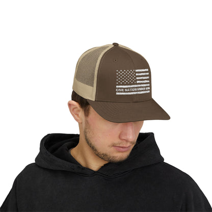 One Nation Under God Snapback Trucker Hats