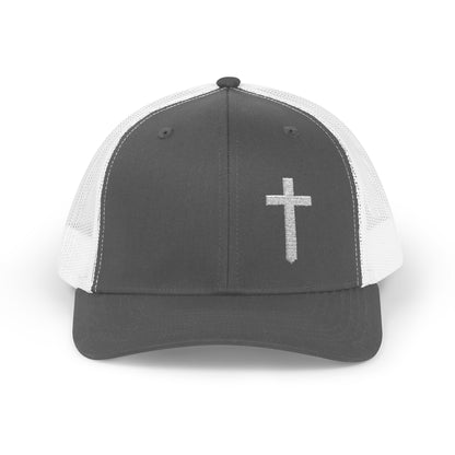 Rhinestone Cross Trucker Cap