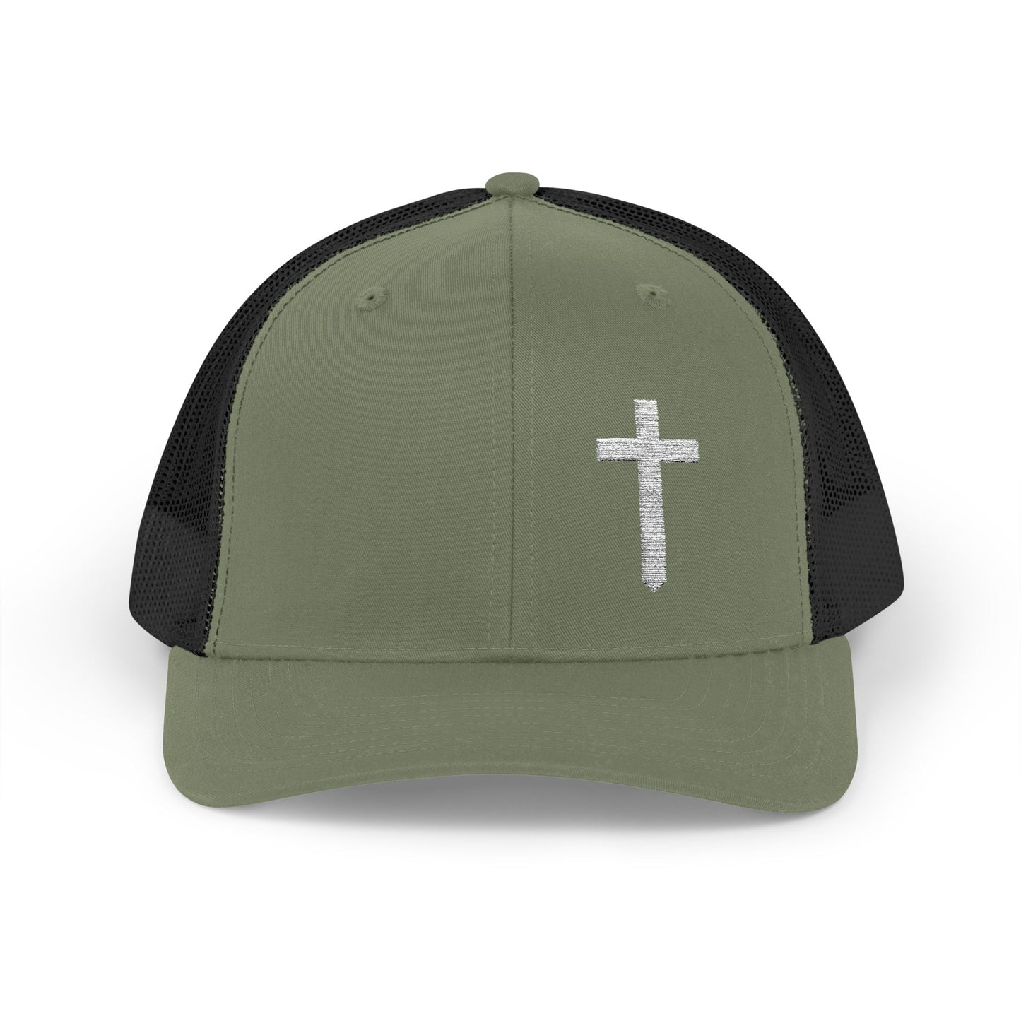 Rhinestone Cross Trucker Cap