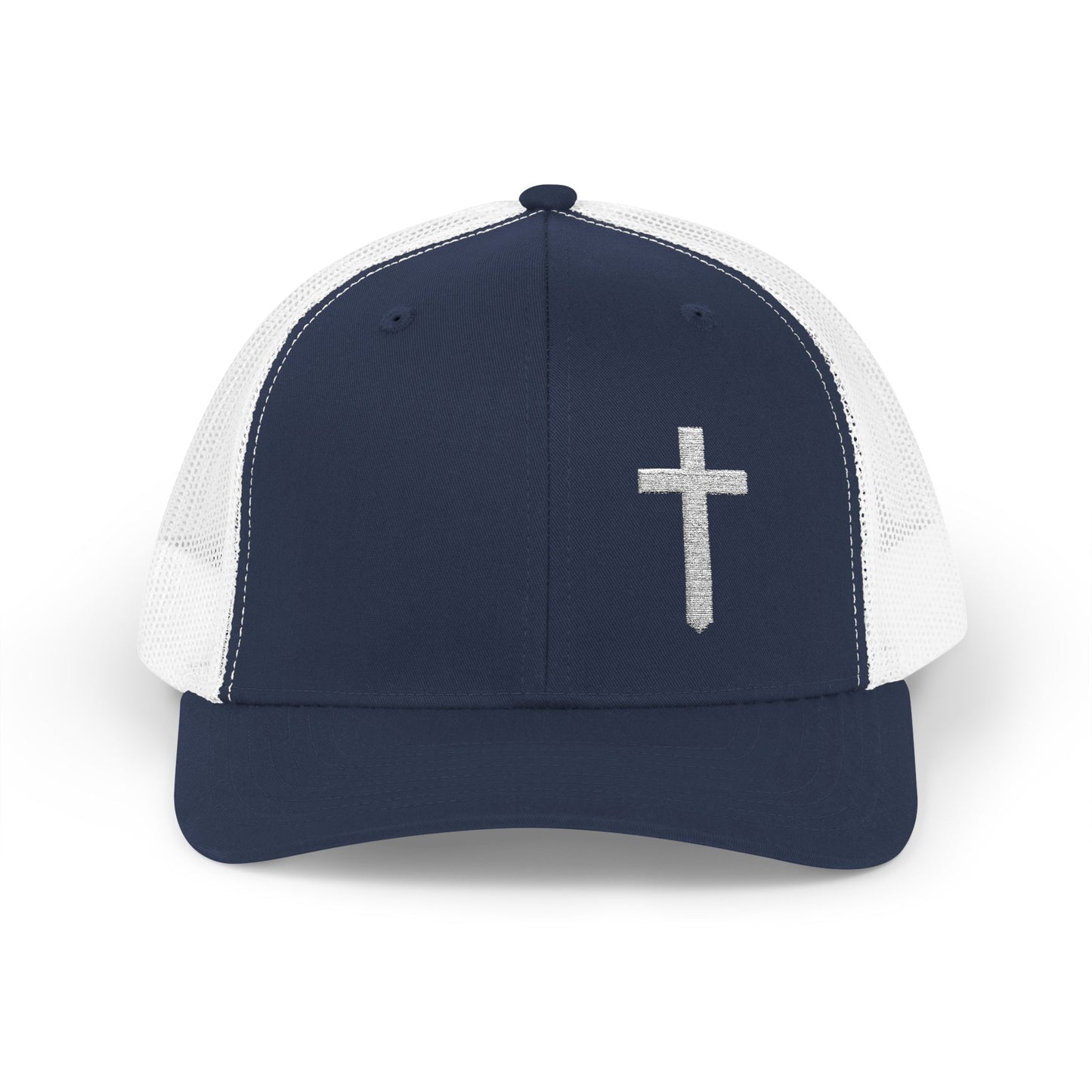 Rhinestone Cross Trucker Cap