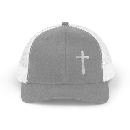 Rhinestone Cross Trucker Cap