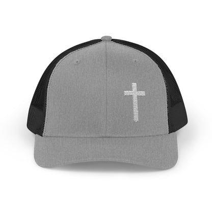 Rhinestone Cross Trucker Cap