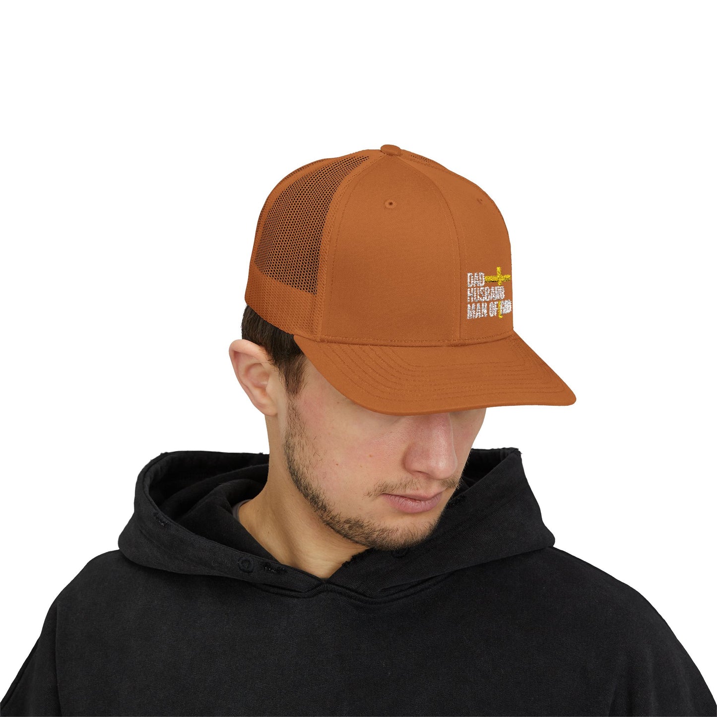 Rhinestone Cross Trucker Cap