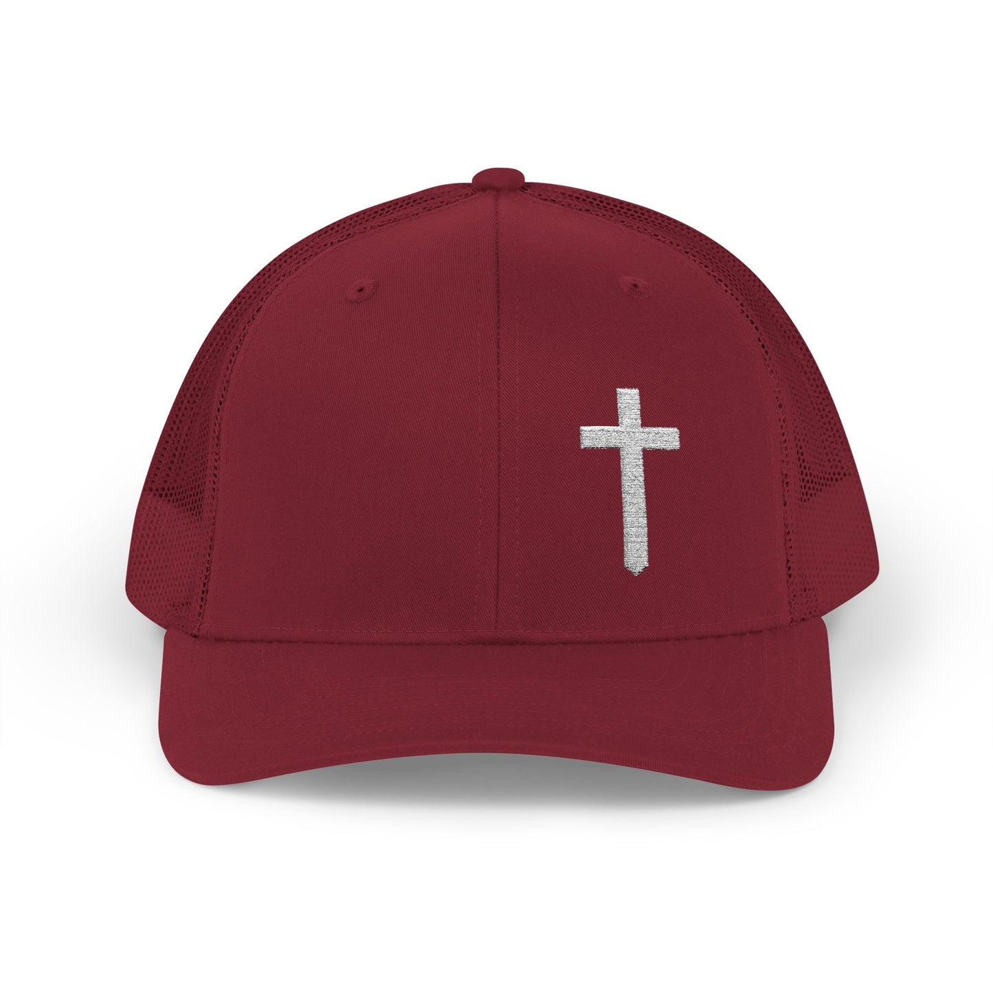 Rhinestone Cross Trucker Cap