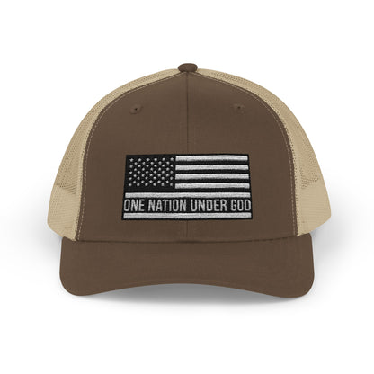 Rhinestone Cross Trucker Cap