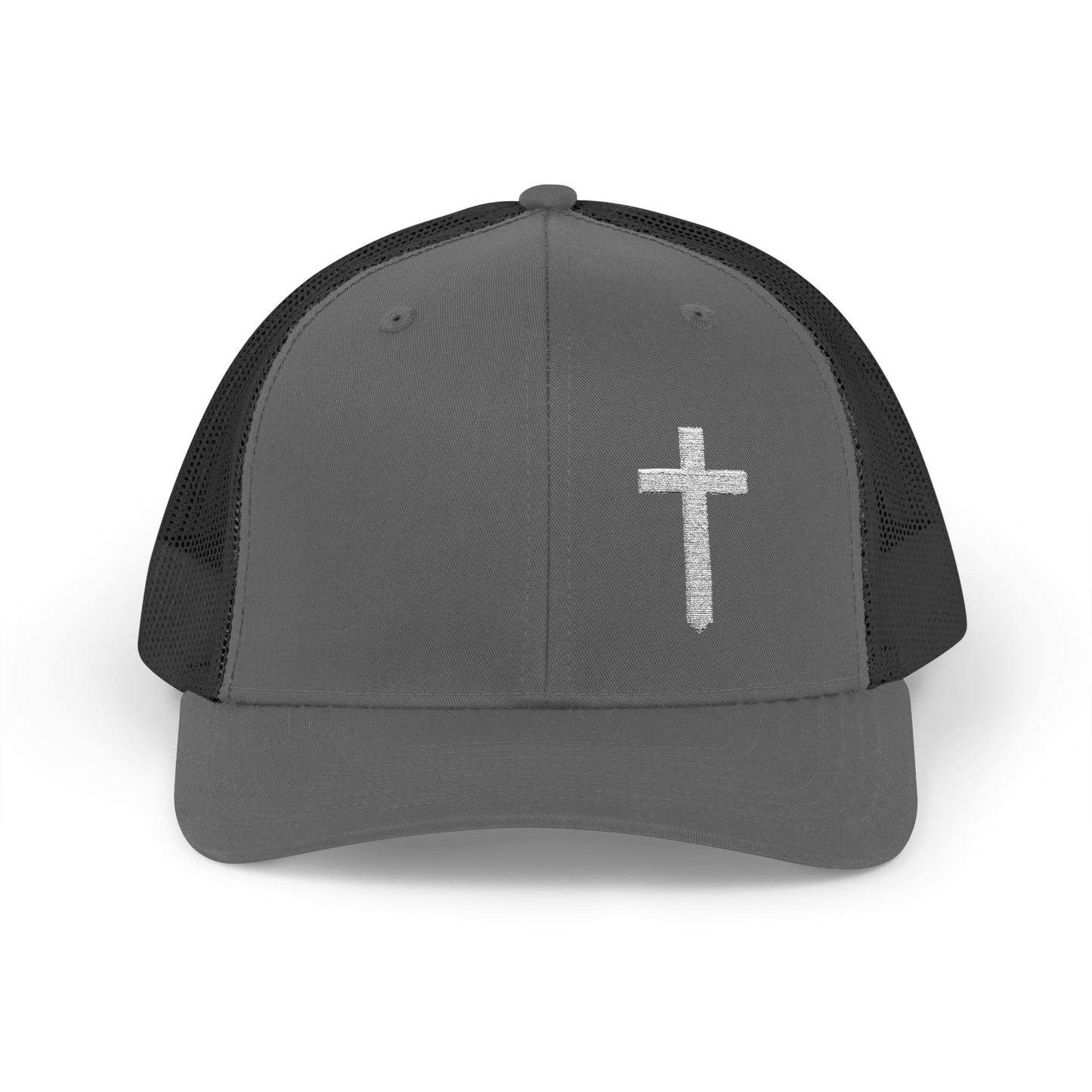 Rhinestone Cross Trucker Cap
