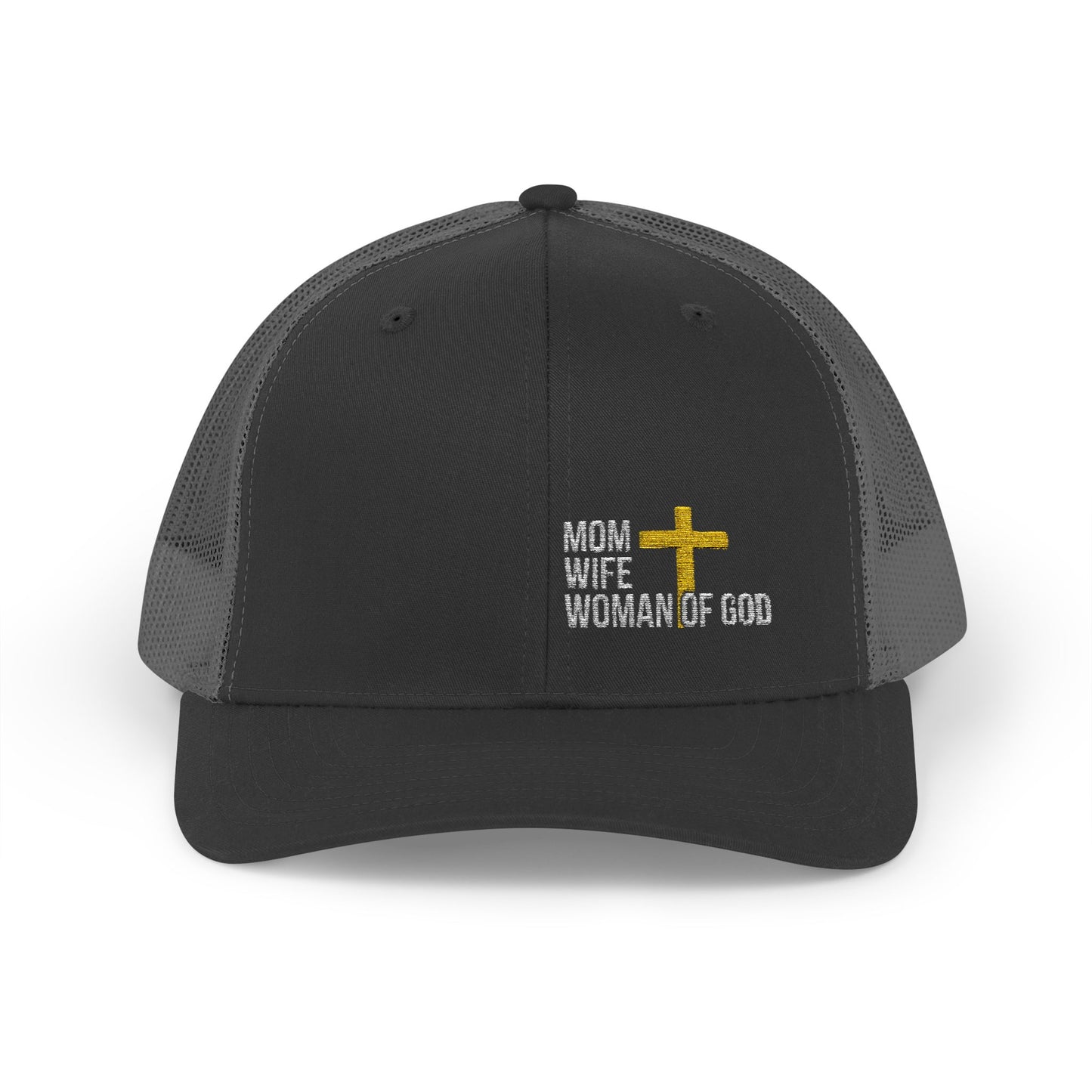 Mom, Wife, Woman of God Snapback Trucker Hats