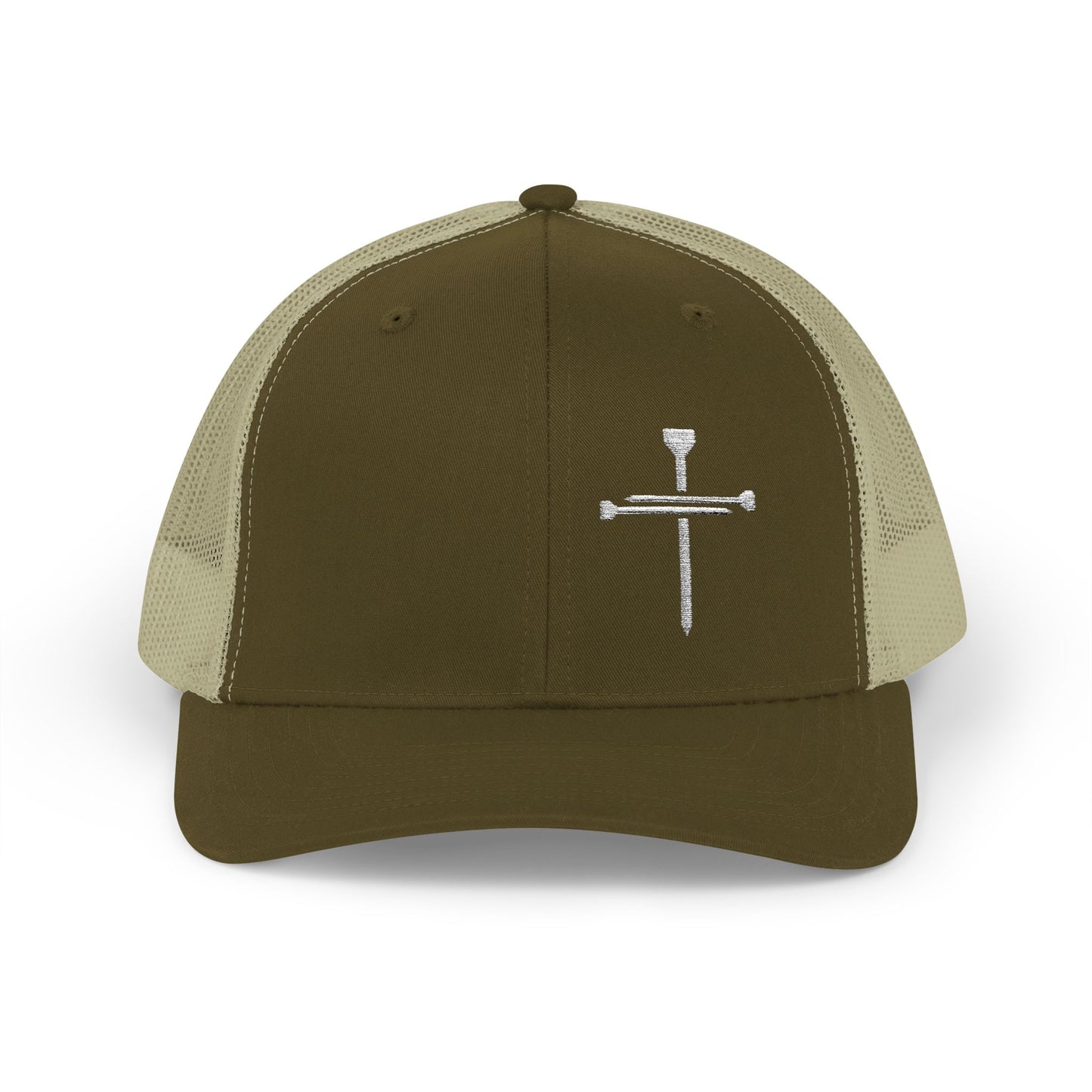 Rhinestone Cross Trucker Cap