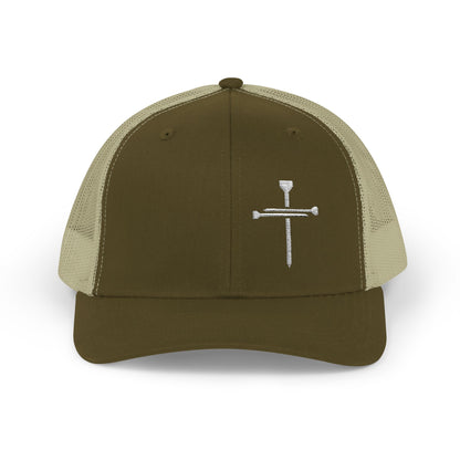 Rhinestone Cross Trucker Cap
