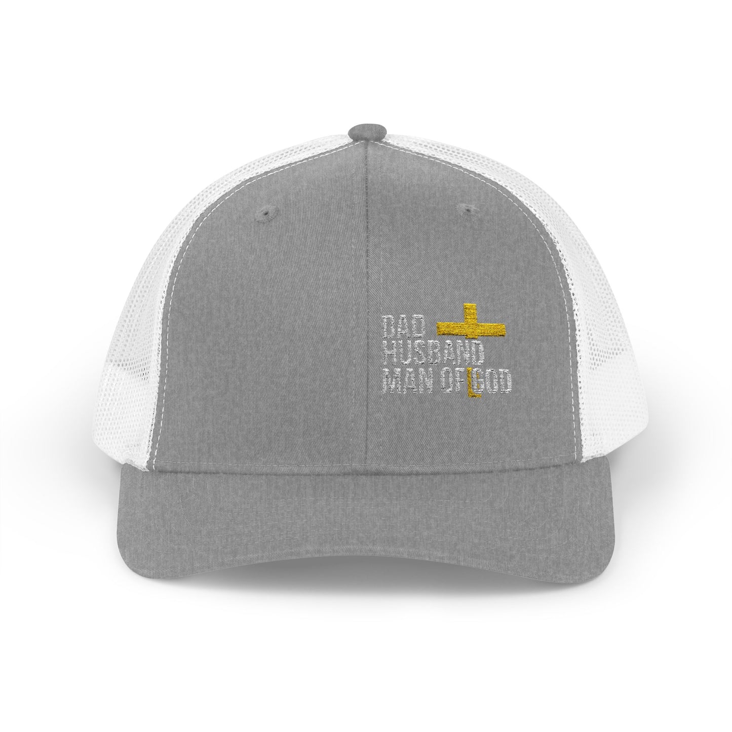 Dad, Husband, Man of God Snapback Trucker Hats