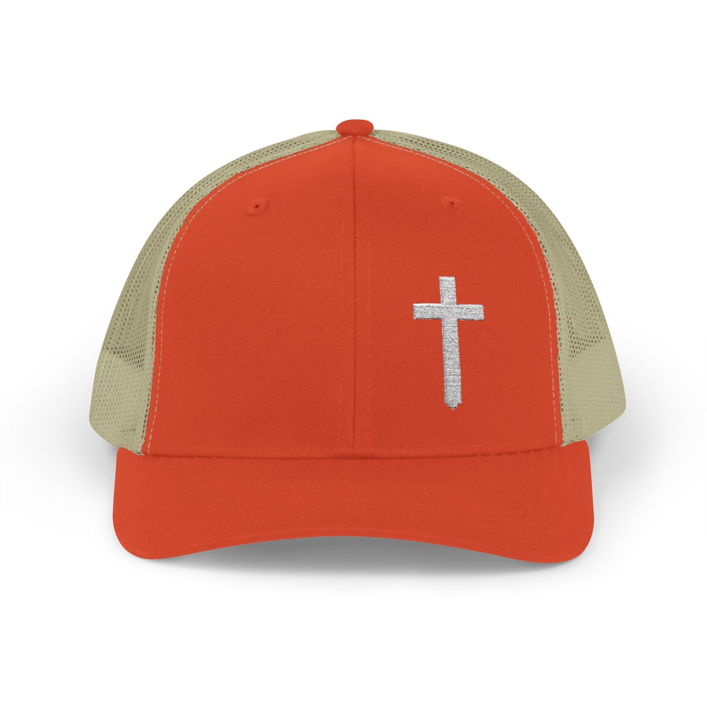 Rhinestone Cross Trucker Cap