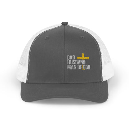 Dad, Husband, Man of God Snapback Trucker Hats