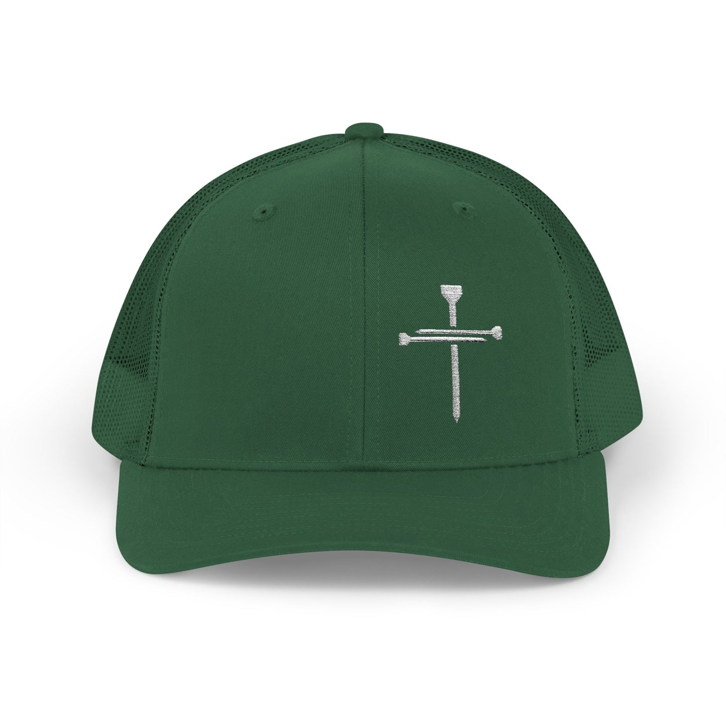 Rhinestone Cross Trucker Cap