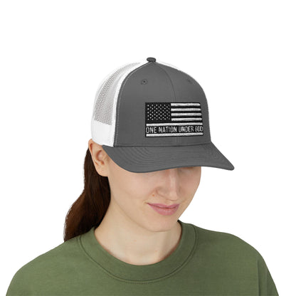 Rhinestone Cross Trucker Cap