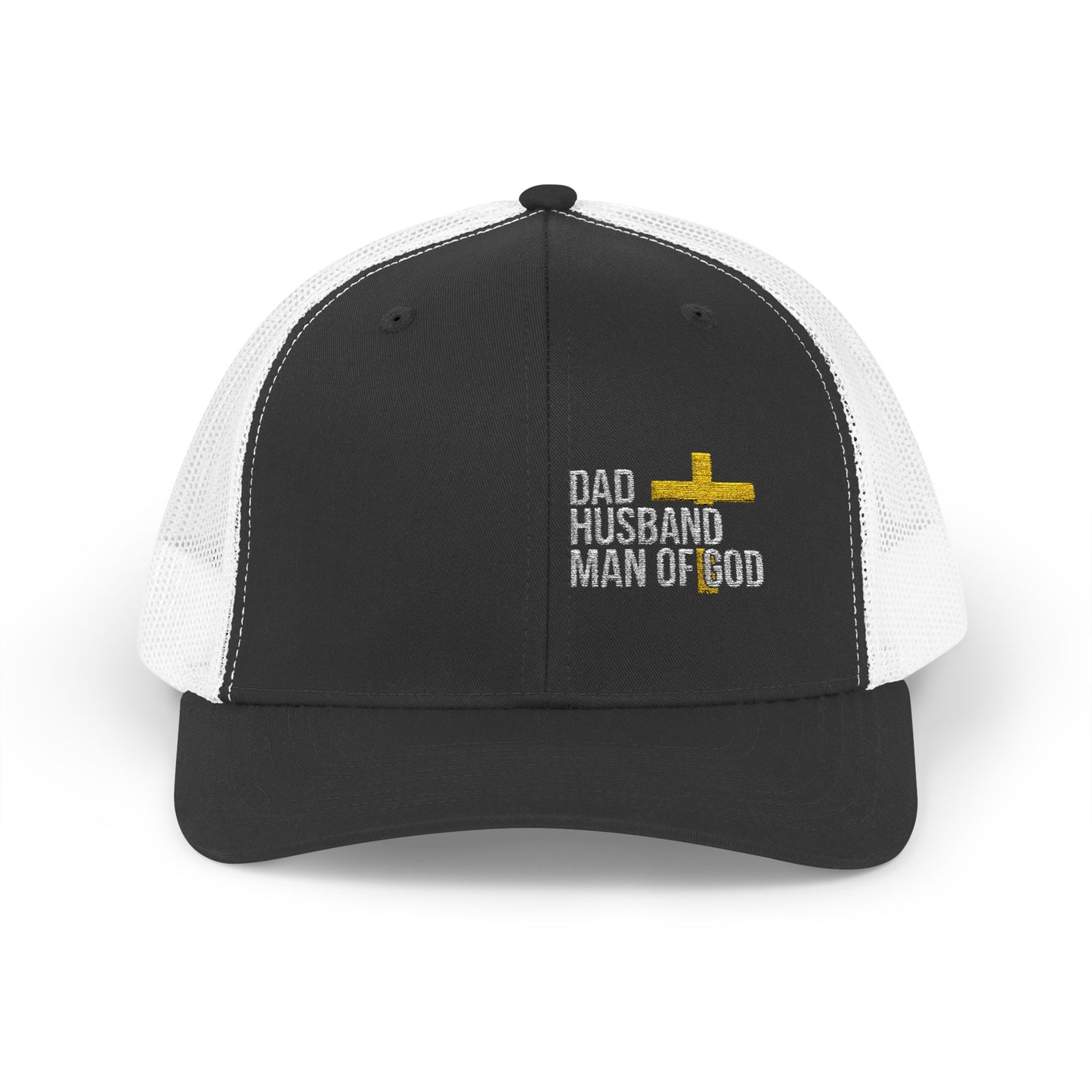 Dad, Husband, Man of God Snapback Trucker Hats