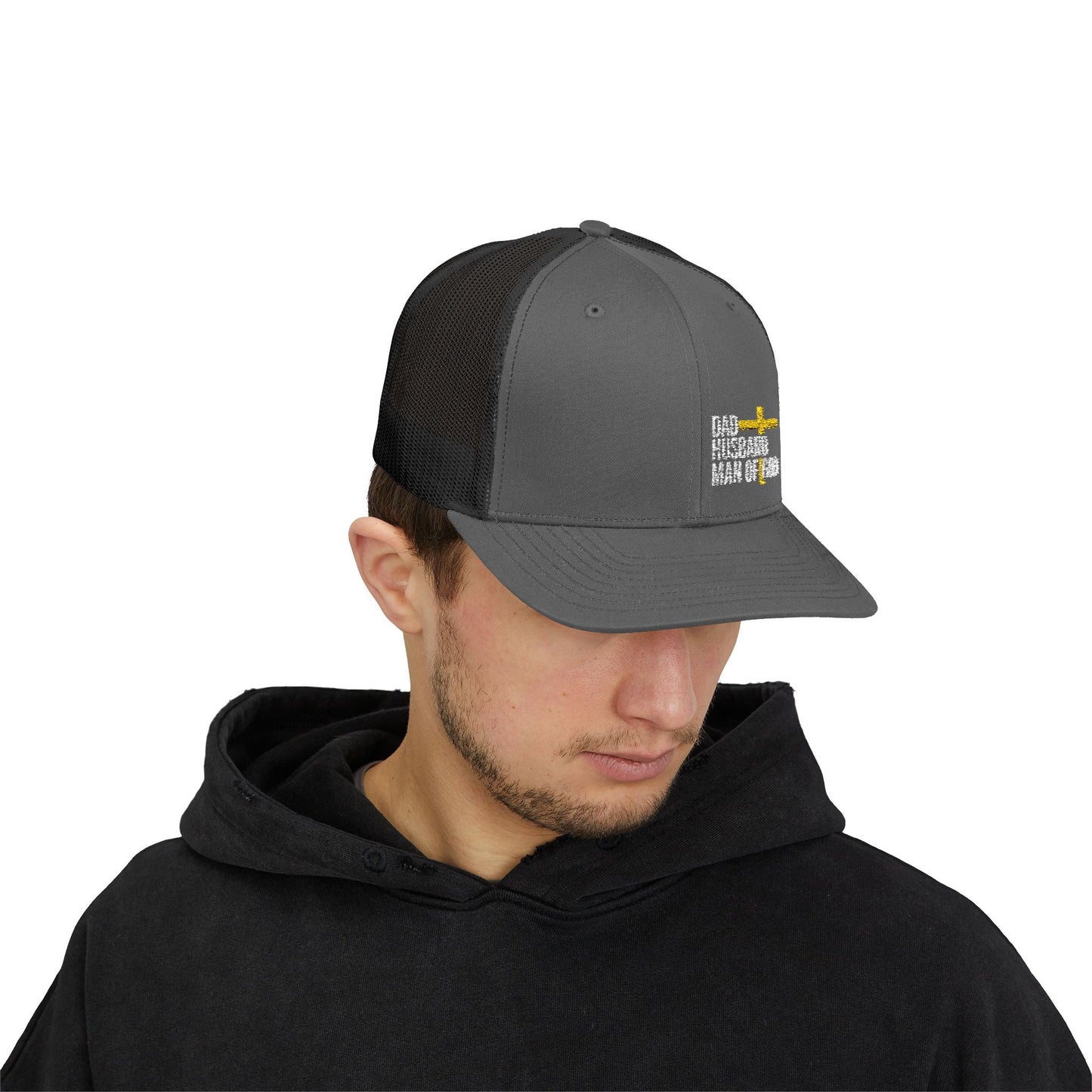 Rhinestone Cross Trucker Cap