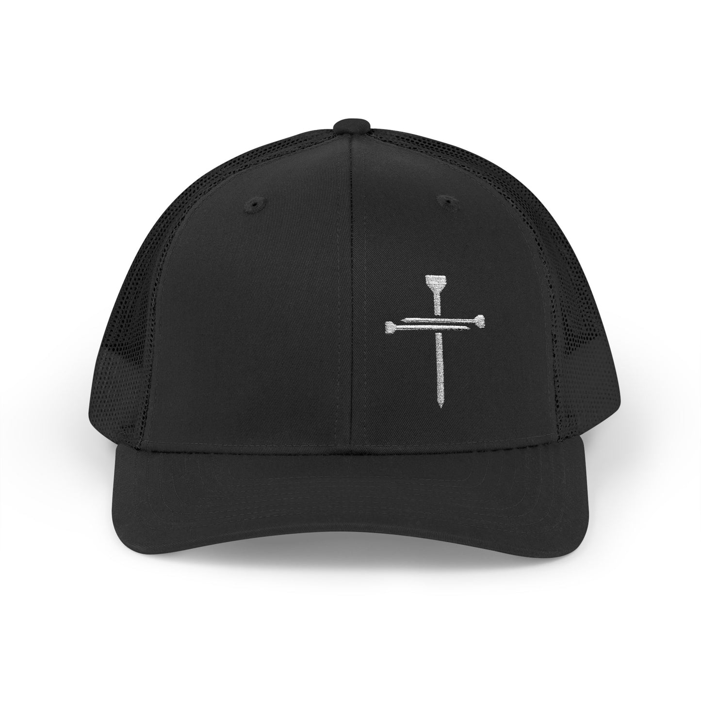 Rhinestone Cross Trucker Cap