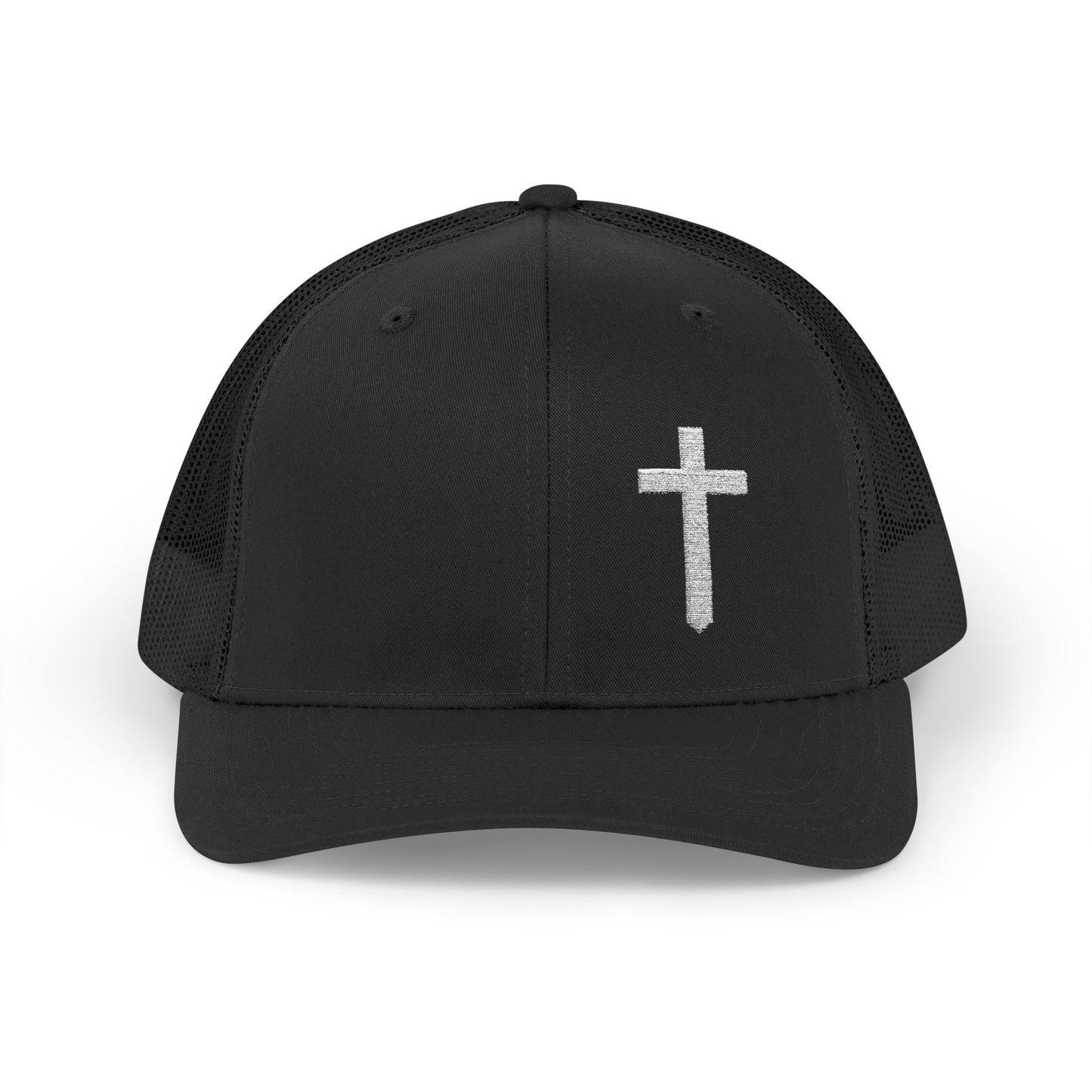Rhinestone Cross Trucker Cap