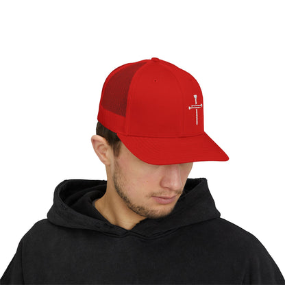 Rhinestone Cross Trucker Cap