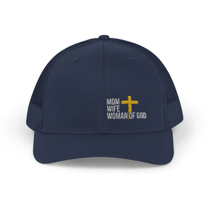Mom, Wife, Woman of God Snapback Trucker Hats