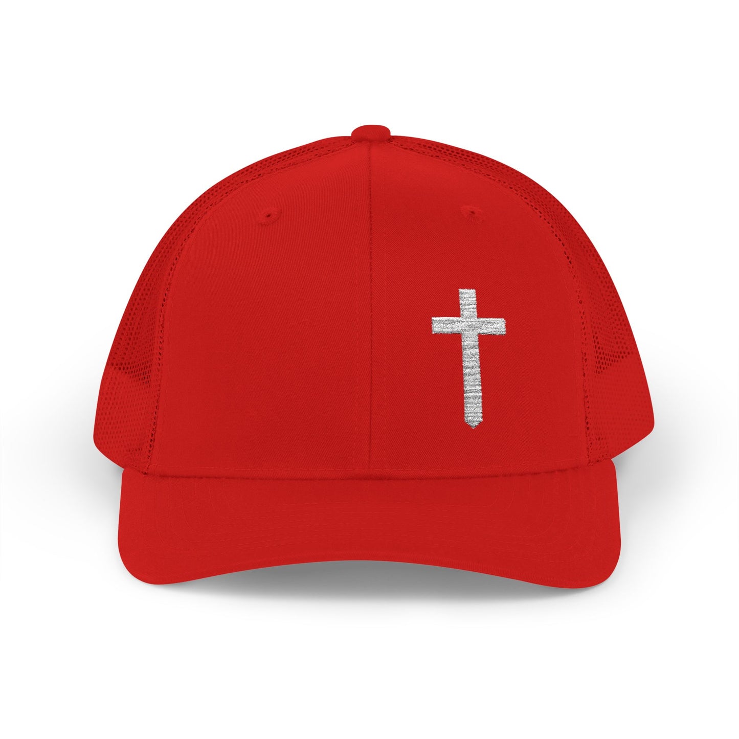 Rhinestone Cross Trucker Cap
