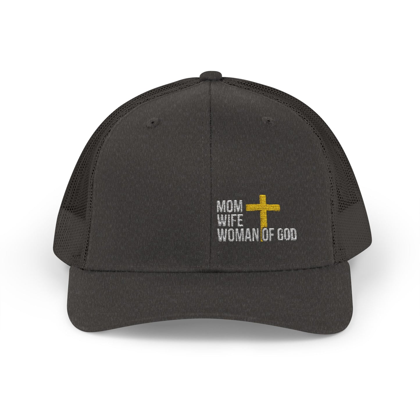 Mom, Wife, Woman of God Snapback Trucker Hats