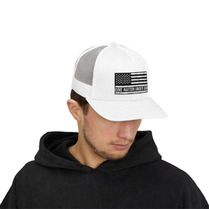 Rhinestone Cross Trucker Cap