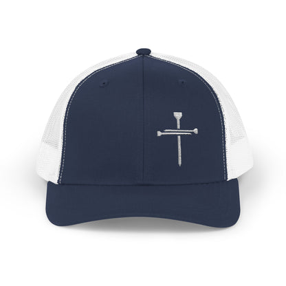 Rhinestone Cross Trucker Cap