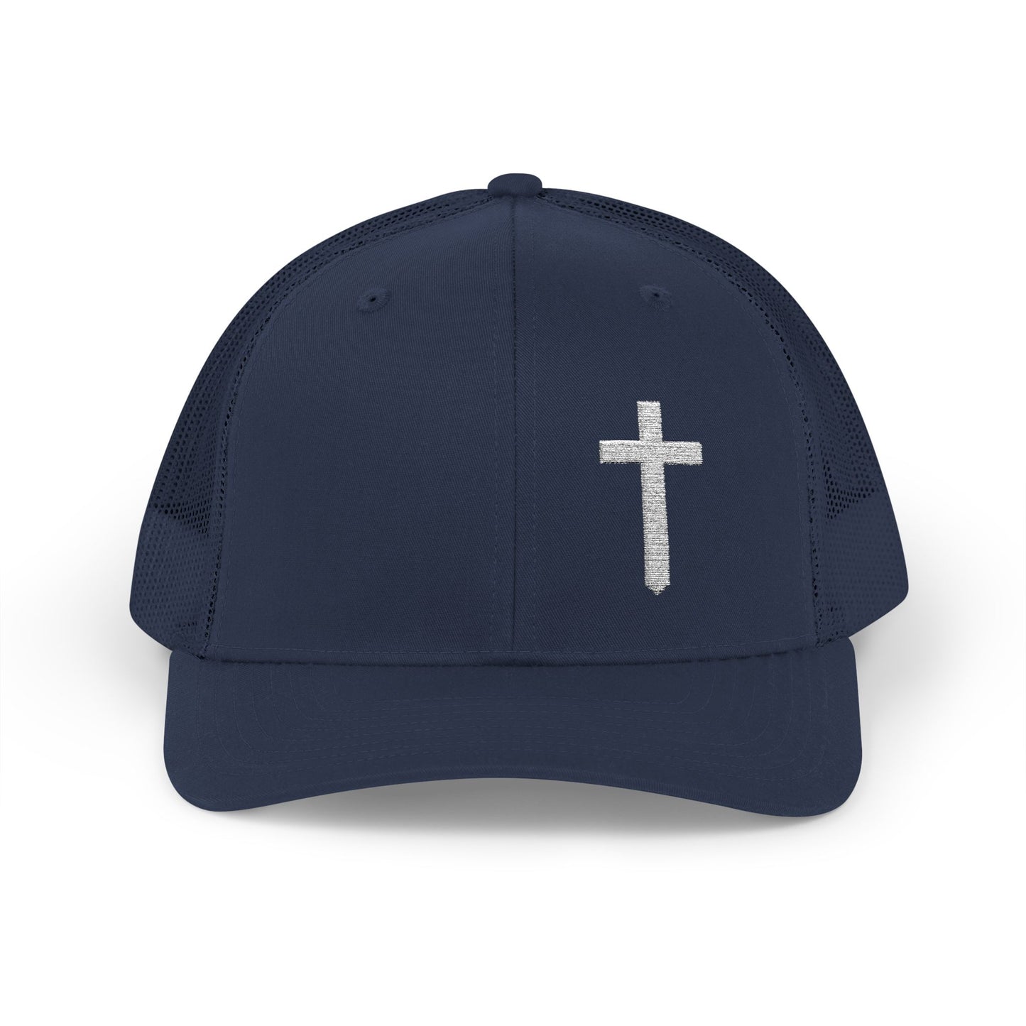 Rhinestone Cross Trucker Cap