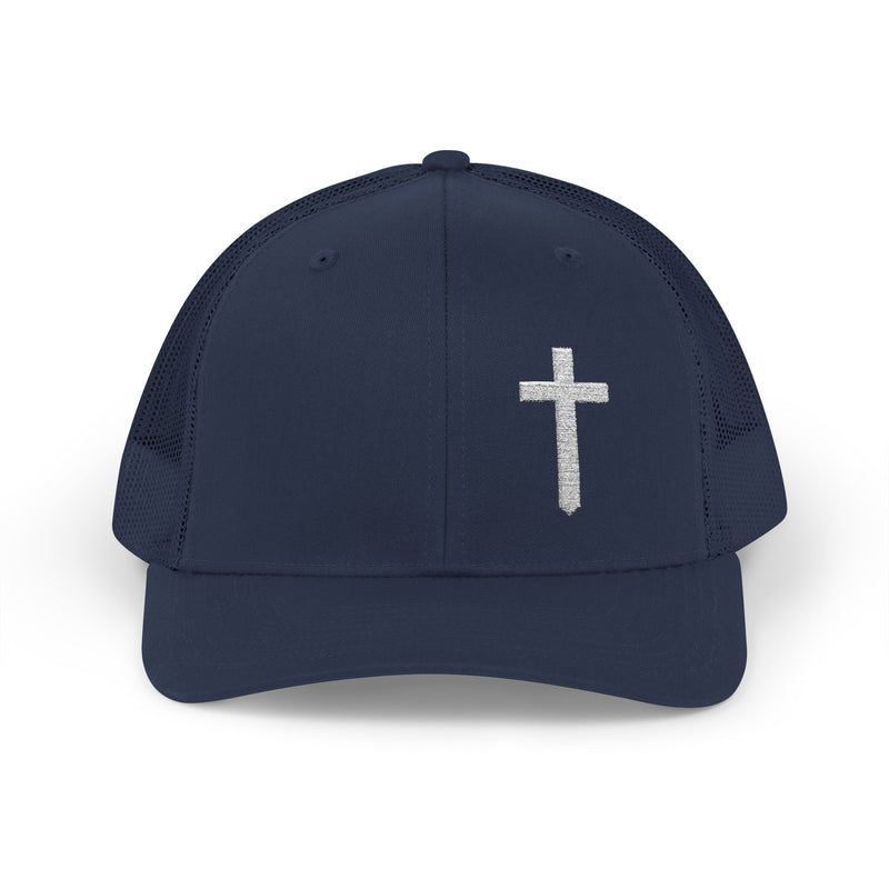 Rhinestone Cross Trucker Cap