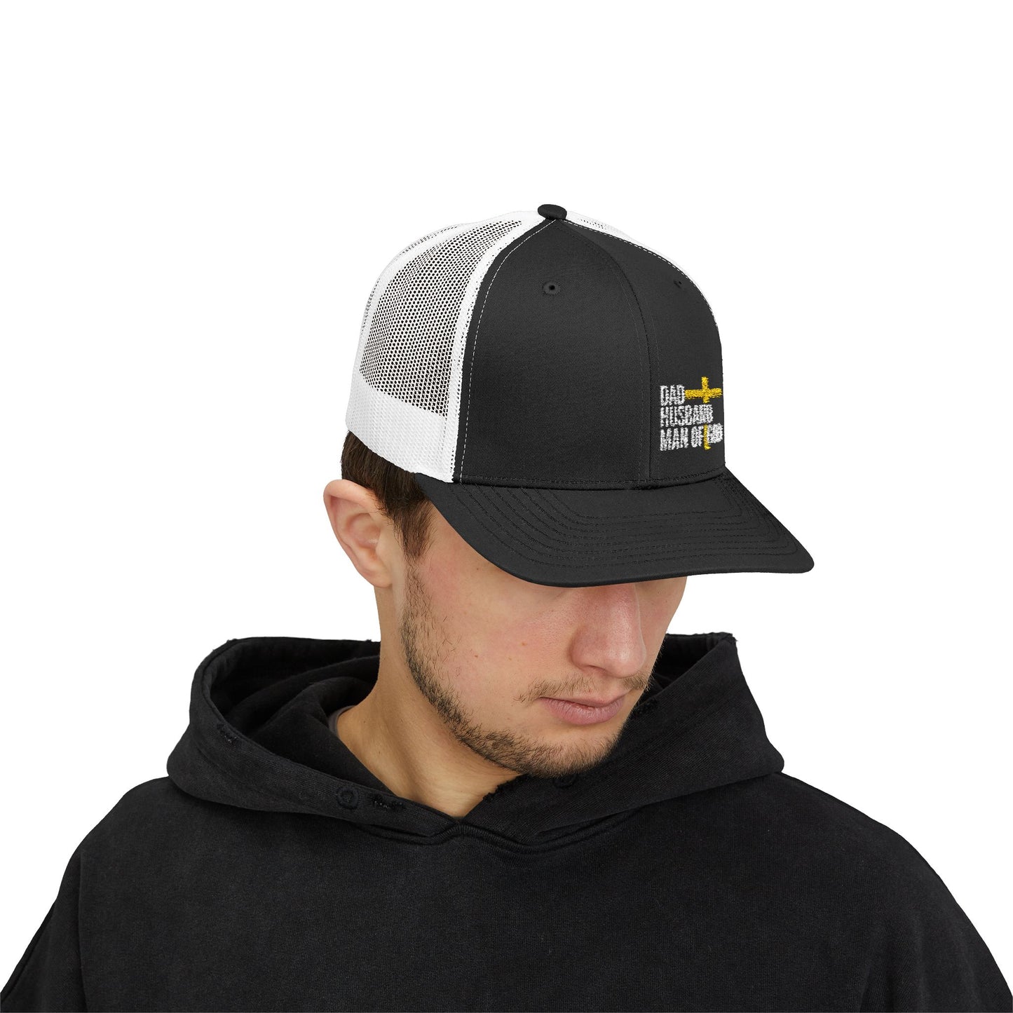 Rhinestone Cross Trucker Cap