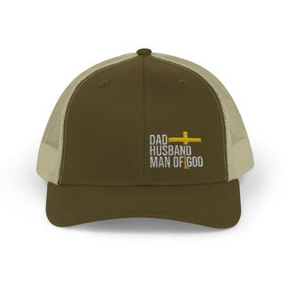 Rhinestone Cross Trucker Cap