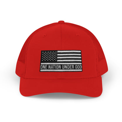 Rhinestone Cross Trucker Cap