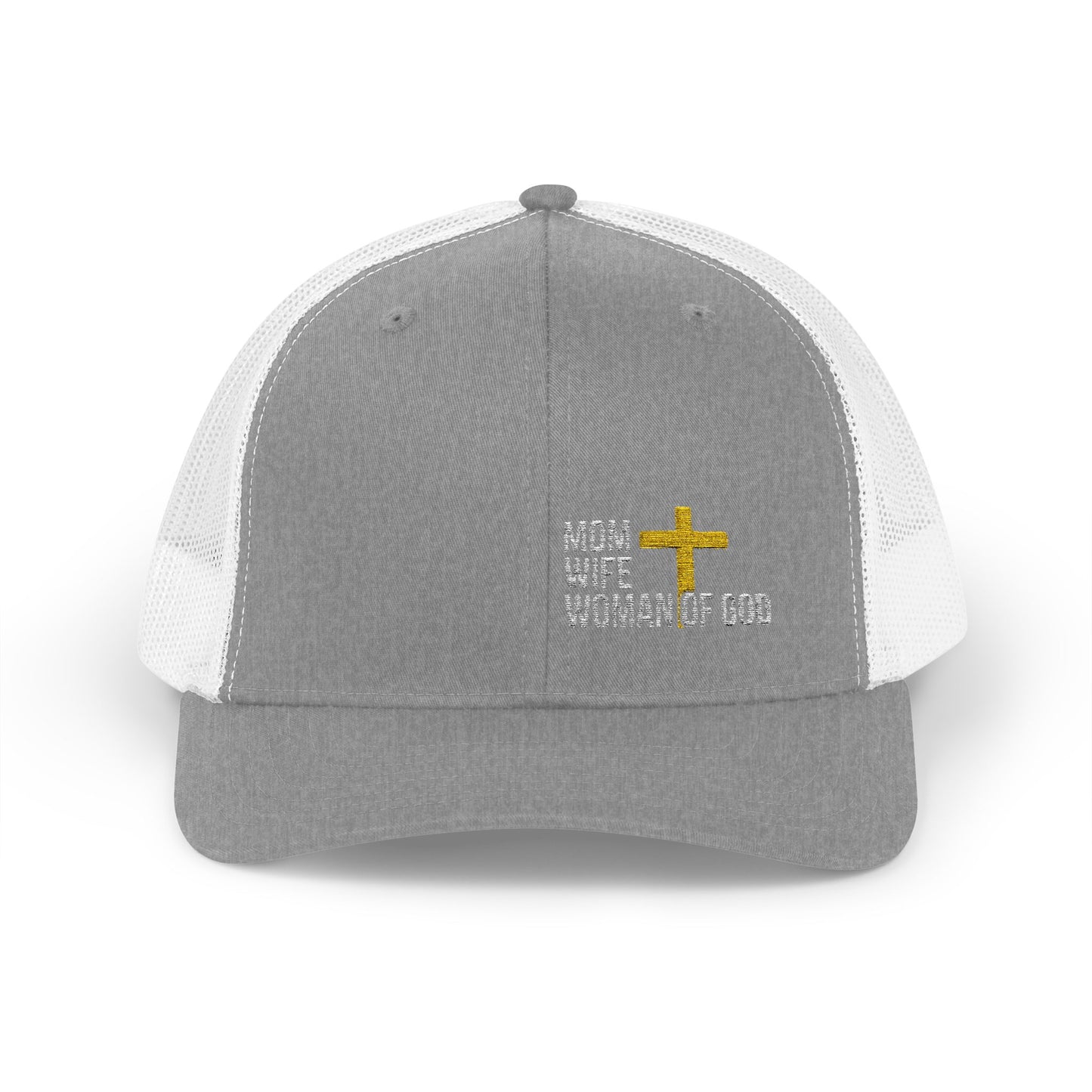 Mom, Wife, Woman of God Snapback Trucker Hats