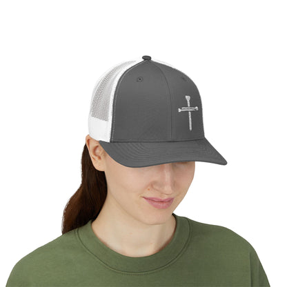 Rhinestone Cross Trucker Cap