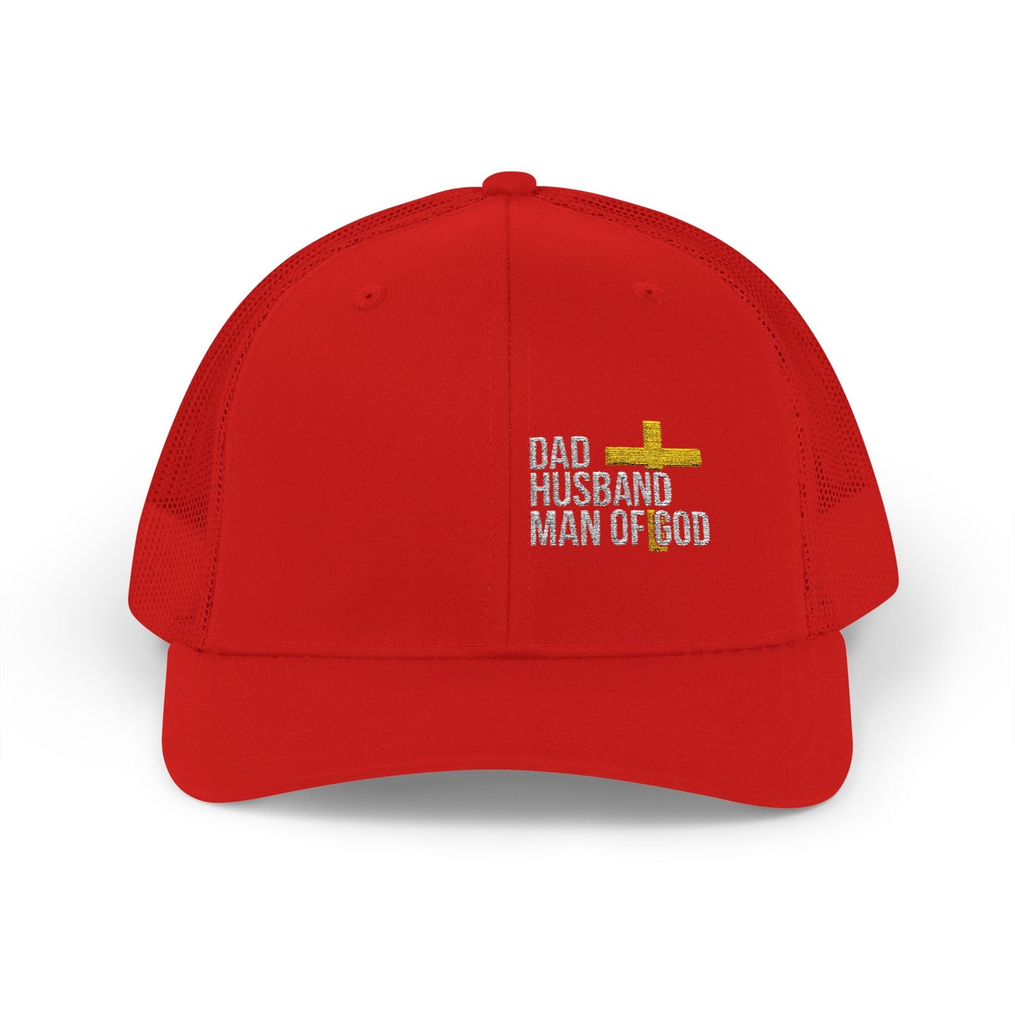 Dad, Husband, Man of God Snapback Trucker Hats