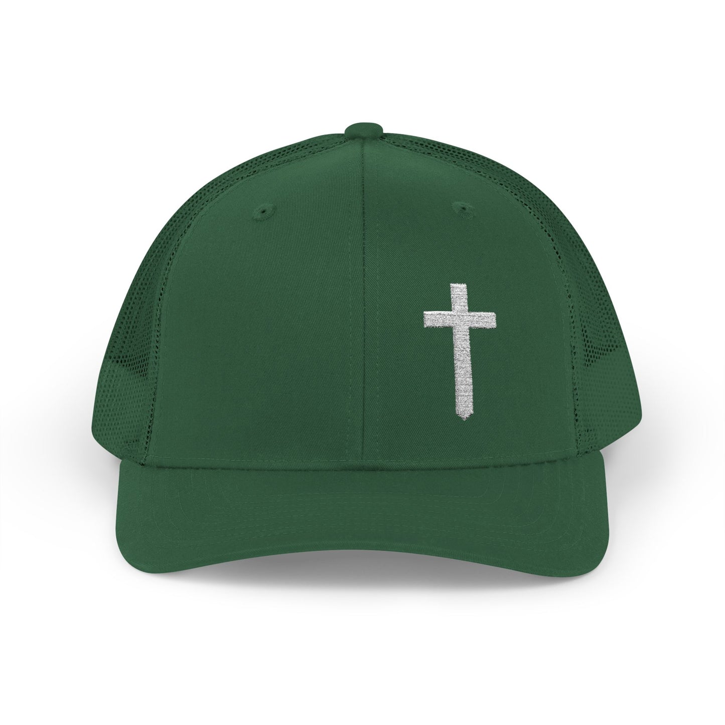 Rhinestone Cross Trucker Cap